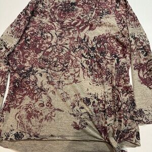 ONE WORLD LIVE AND LET LIVE SWEATER, XL WITH SEQUINS